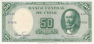 5 Centesimos de Escudos Chile p126a-2 1960